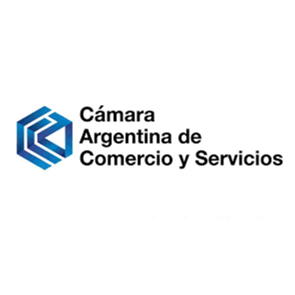 Camara Argentina de Comercio y Servicios. Cuadrado. Logo